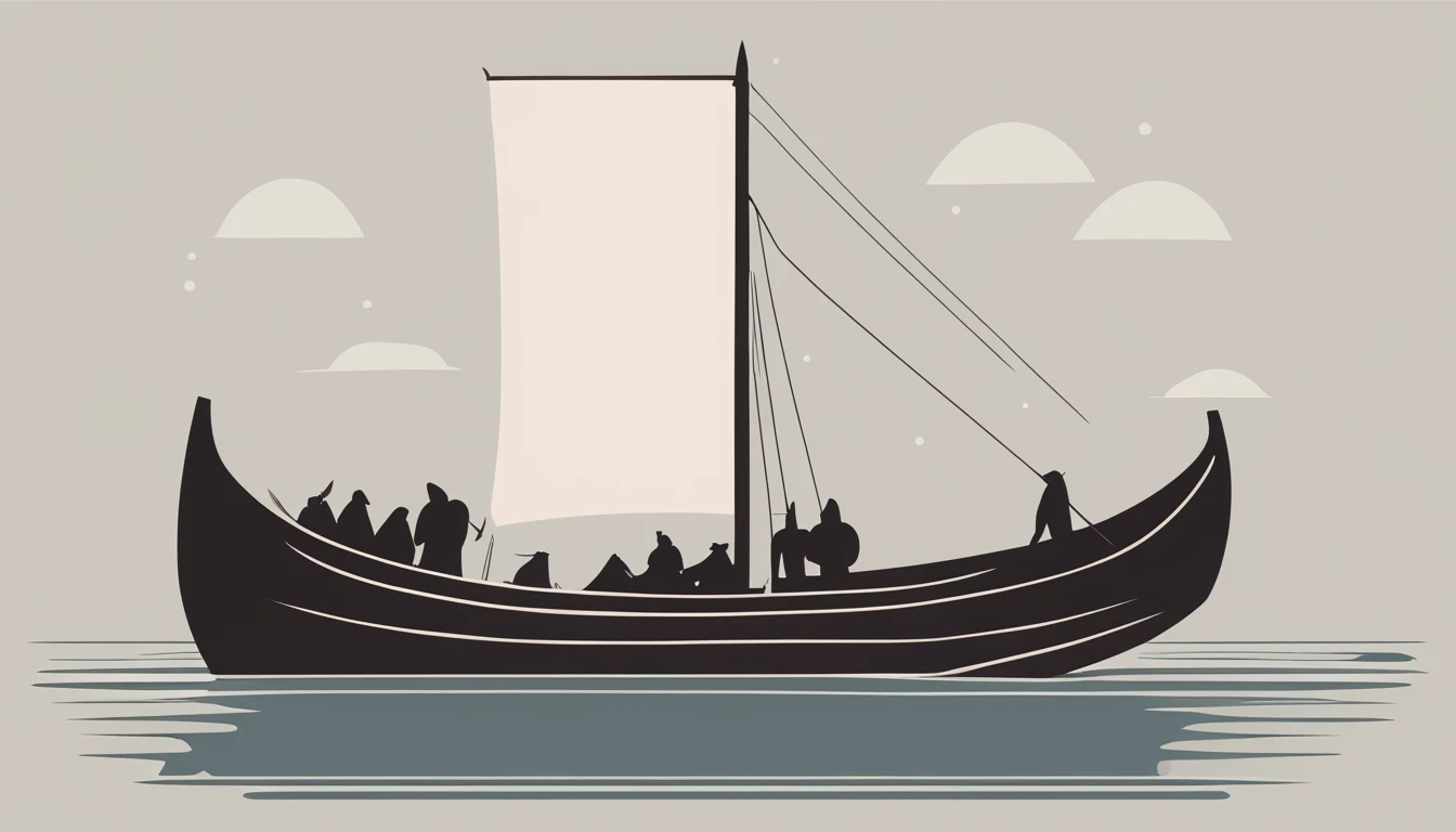 Viking longships and sea navigation