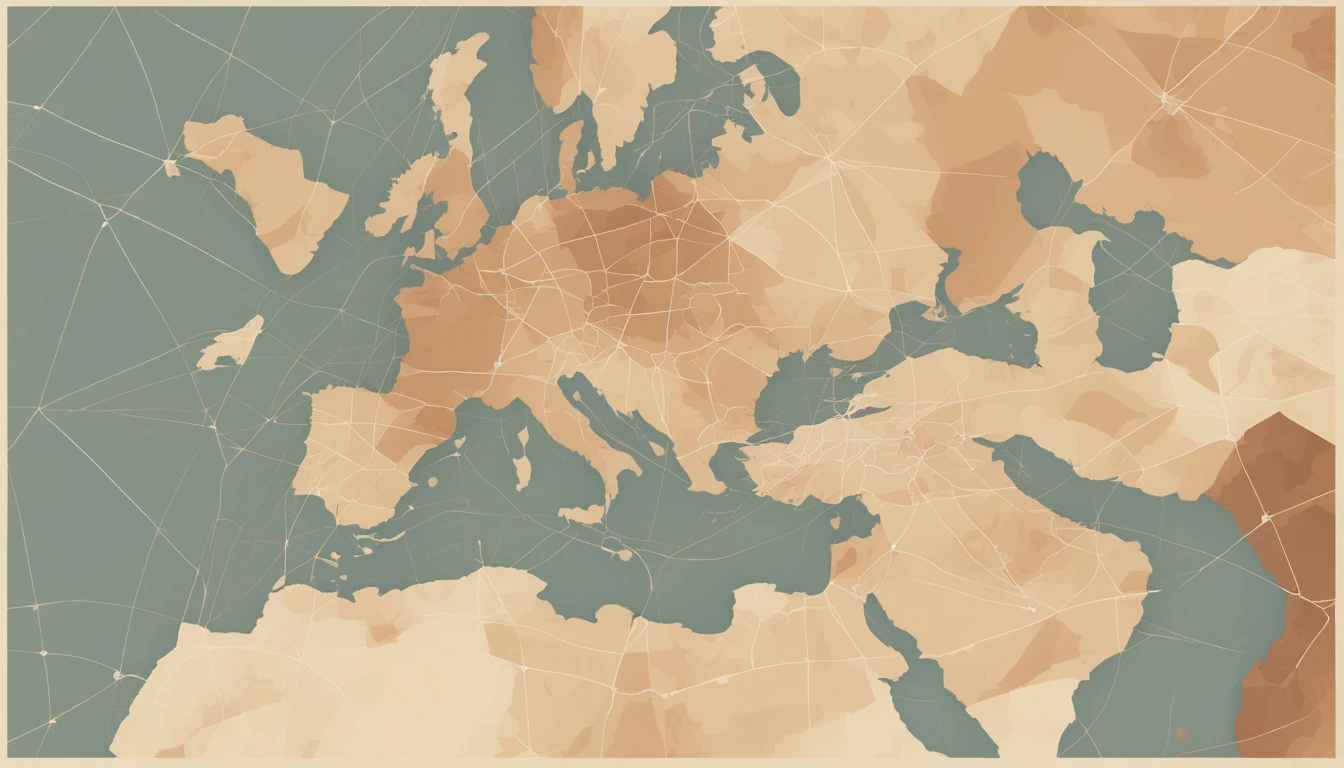 Trade routes: Nile, Levant, and Gulf