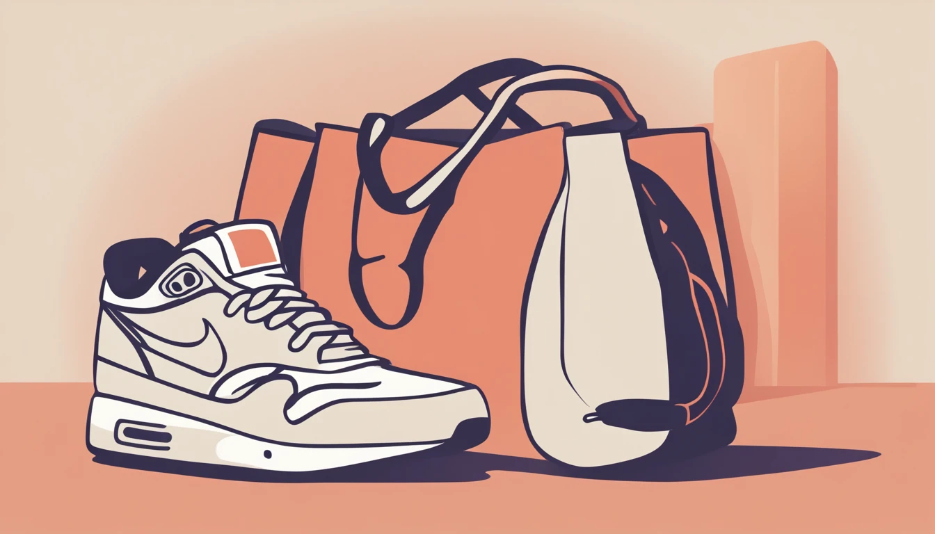 Streetwear accessories: caps, bags, and sneakers