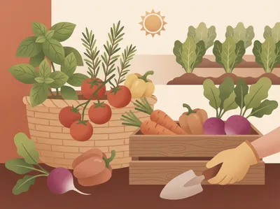 Herbs And Vegetables