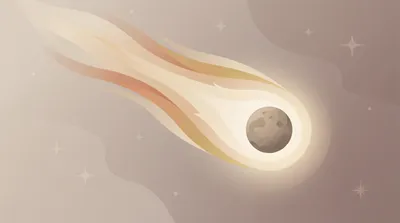 Comet anatomy: coma, tail, and nucleus