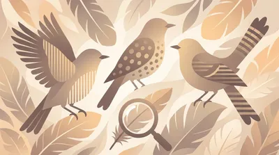 Vzorování peří: pruhy, skvrny a pruhy