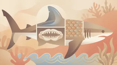 Shark anatomy: fins, teeth, and skin