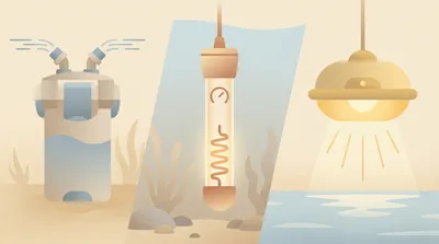 Akvarijní vybavení: filtry, ohřívače a osvětlení