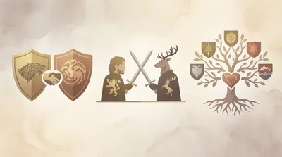 Character relationships: allies, rivals, and kin