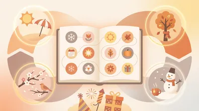 Calendar basics: months, seasons, and holidays