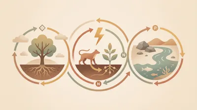 Nutrient cycles: carbon, nitrogen, and phosphorus
