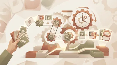 Deck-building games: engines and tempo