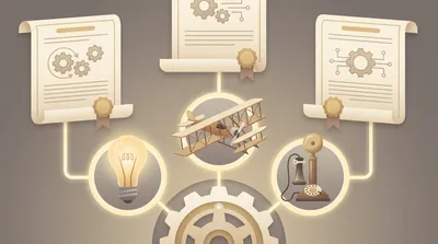 Patent firsts by iconic inventors