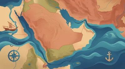 Middle East: seas, gulfs, and straits