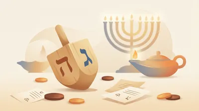 Dreidel play: rules, letters, and meanings