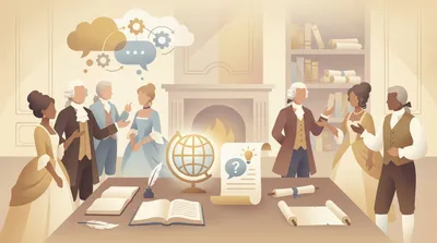 Enlightenment salons and public debate