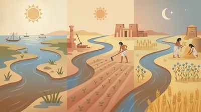 Nile Agriculture and Flood Calendar
