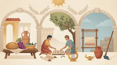 Roman Daily Life Class Food And Leisure