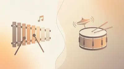Percussion: tuned vs untuned instruments