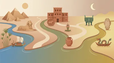 Ancient river civilizations: Nile, Indus, and Huang He