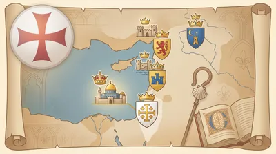 Crusader states: names and capitals