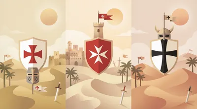 Military orders: Templars, Hospitallers, and Teutons