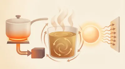 Heat transfer: conduction, convection, and radiation